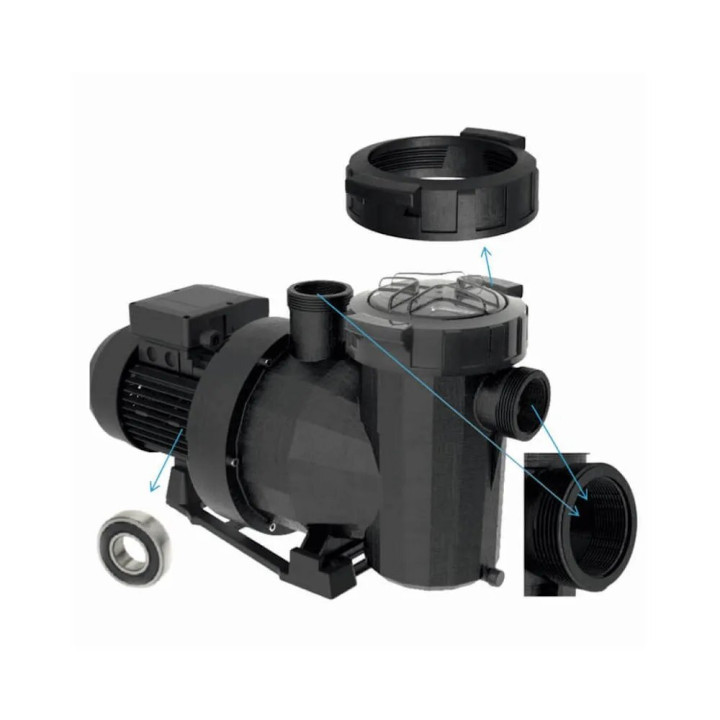 AstralPool bomba de piscina autocebante Victoria Plus Silent - 3 - Bombas