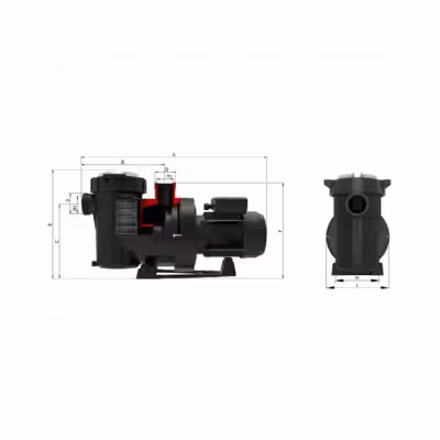 AstralPool pompe piscine auto amorçante Victoria Plus Silent - 4 - Pompes