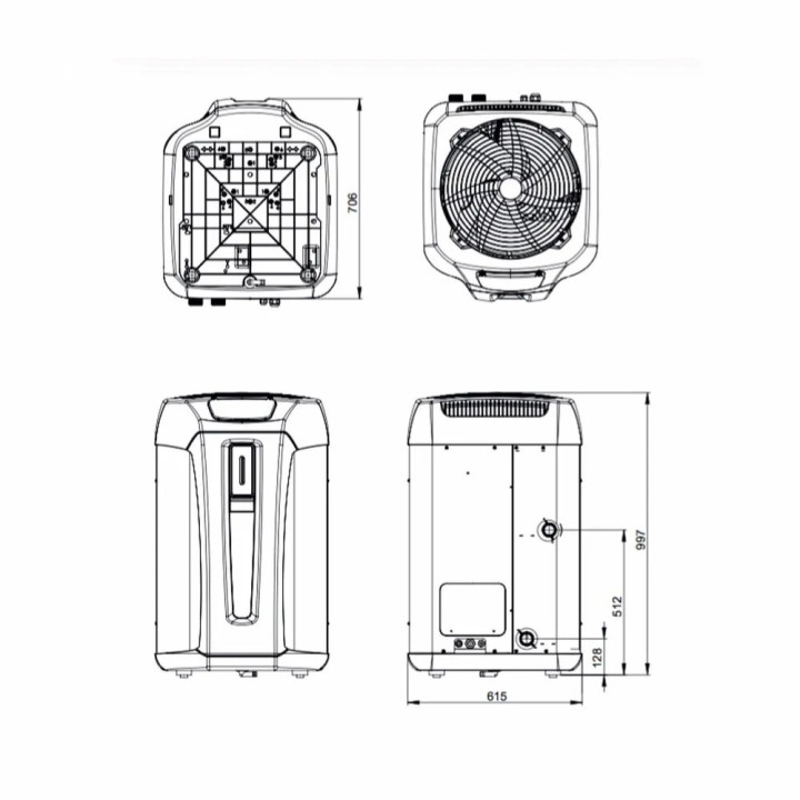 Zodiac Pompa Di Calore Z400IQ E Z550IQ Per Piscina Esterne - 3 - Riscaldatori