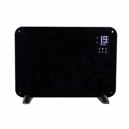 Panel calefactor vidrio negro 500 a 1000 W Leo 12702 Gmr Trading - 1 - Chimeneas y estufas