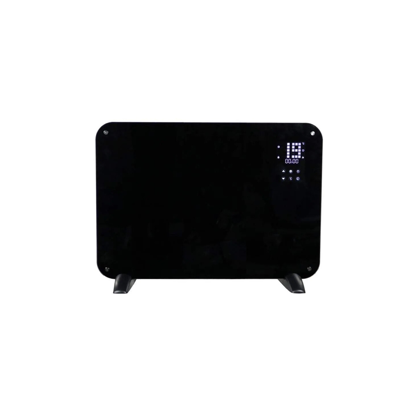 Glas Heizpaneel 500 bis 1000 W schwarz Leo 12702 Gmr Trading