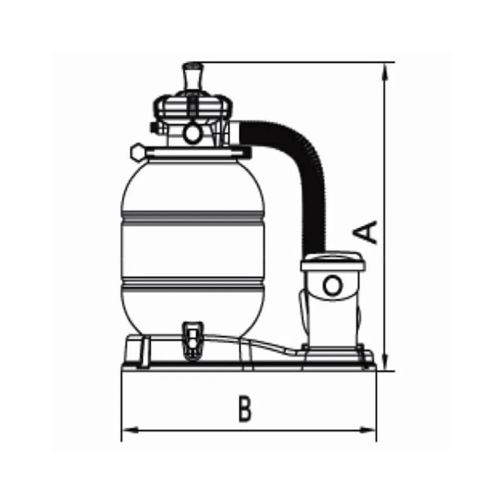 AstralPool Millennium monoblok zandfilter voor zwembaden - 2 - Filters