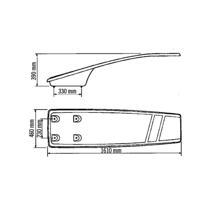 Astralpool Dynamic Flexible Pool Diving Board 161 X 46 Cm 21392 - 4 - Diving Boards