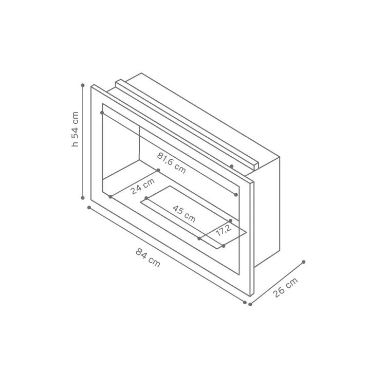 4.11 kW Bioethanol Insert Fireplace Front Opening 00088 Gmr Trading - 3 - Fireplace & Stoves