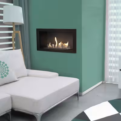 4.11 kW Inserto Camino Bioetanolo Apertura Frontale 00088 Gmr Trading - 2 - Caminetti e stufe