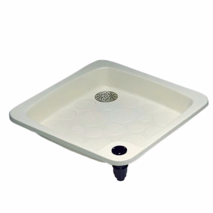 AstralPool plato de ducha para piscinas con salida inferior ajustable - 1 - Duchas