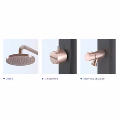 AstralPool chromen zwembad douche met voetwas - 8 - Douches