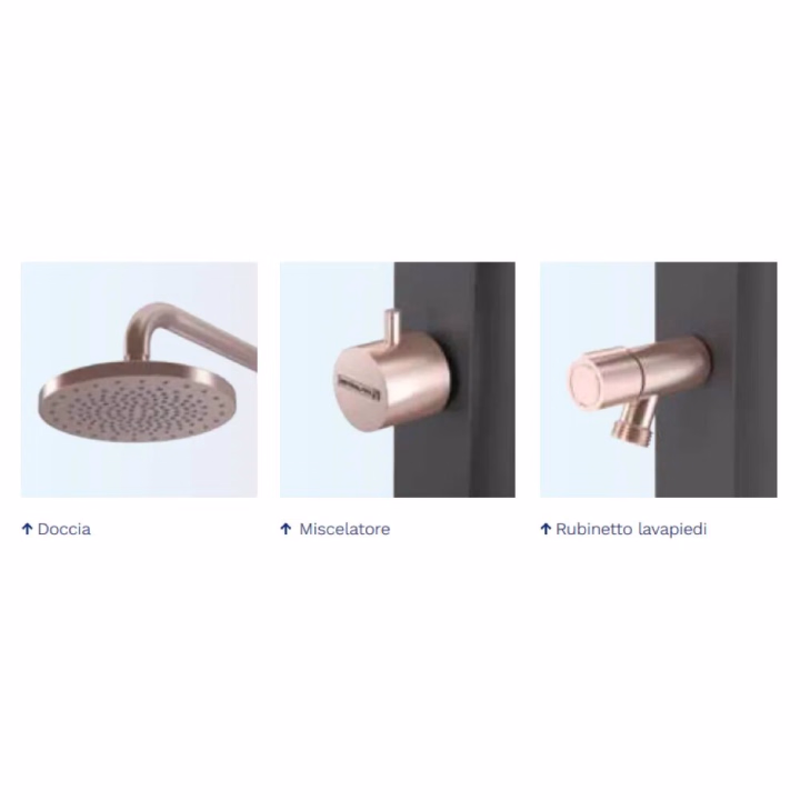 Astralpool Chrome Pool Shower With Footwash - 8 - Showers