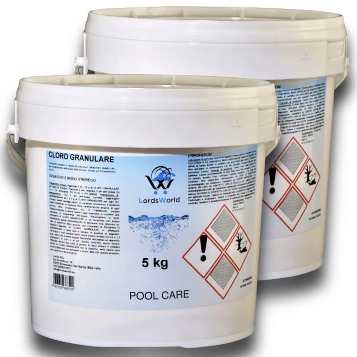 Cloro Granulare 56% Dicloro Rapida Dissoluzione LordsWorld - 4 - Cloro