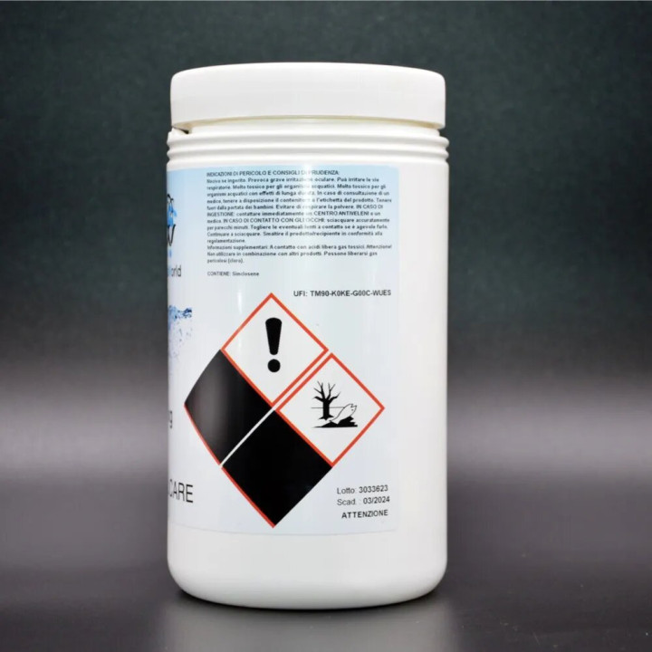 Cloro Pastiglie 30G 56% Dicloro Rapida Dissoluzione LordsWorld - 3 - Cloro