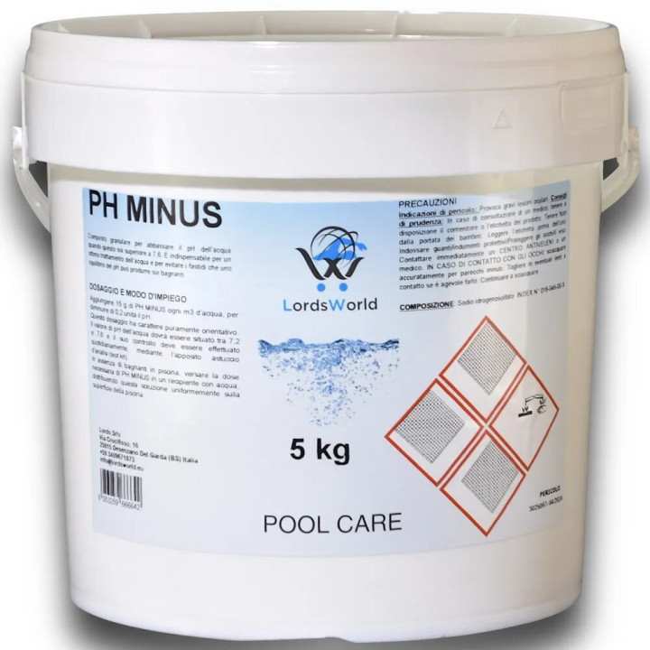 pH Minus Granulat pH Senker für Schwimmbecken LordsWorld - 5 - Ph Corrector