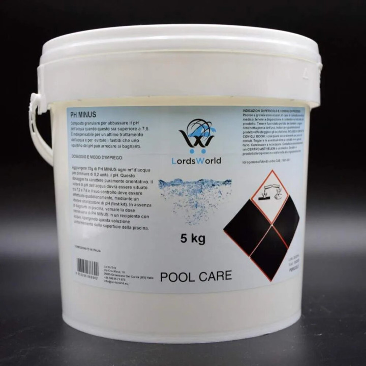 pH Minus Granular pH Reducer For Swimming Pools LordsWorld - 6 - pH Corrector