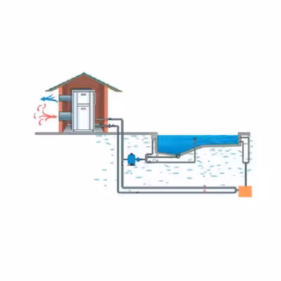AstralPool bomba de calor Proheat II chiller aire agua exterior - 2 - Calefacción