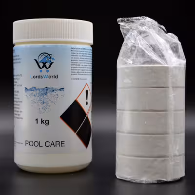 Chloortabletten 200G Trichloor Langzame Oplossing Zwembaden LordsWorld - 2 - Chloor