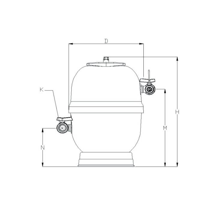 AstralPool chloor broom compacte doseerder - 5 - Dispenser