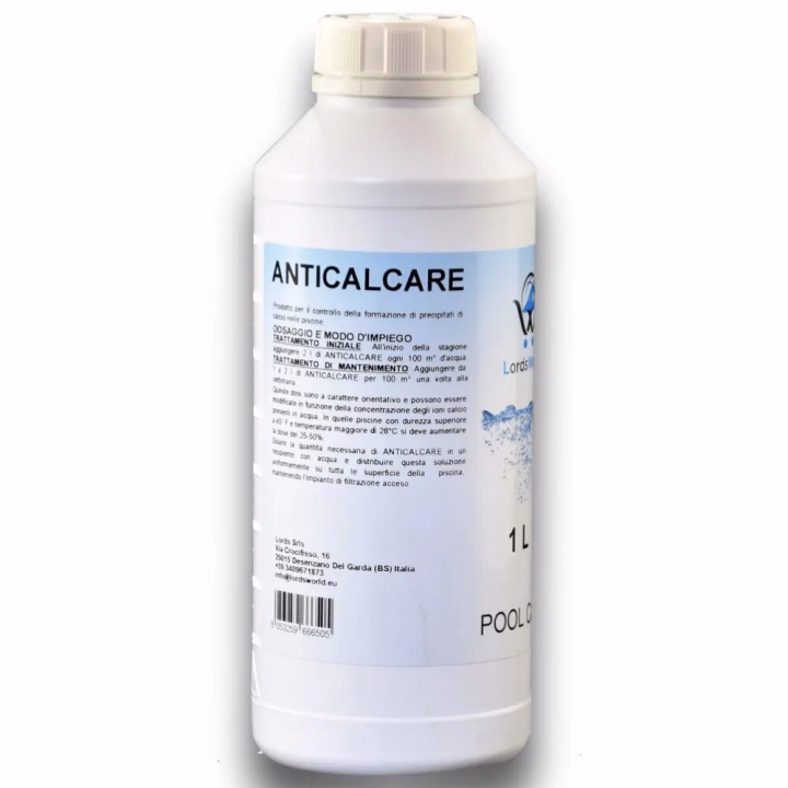 Liquide anti calcaire prévient le calcaire pour piscines LordsWorld - 1 - Clarifiants et Enzymes