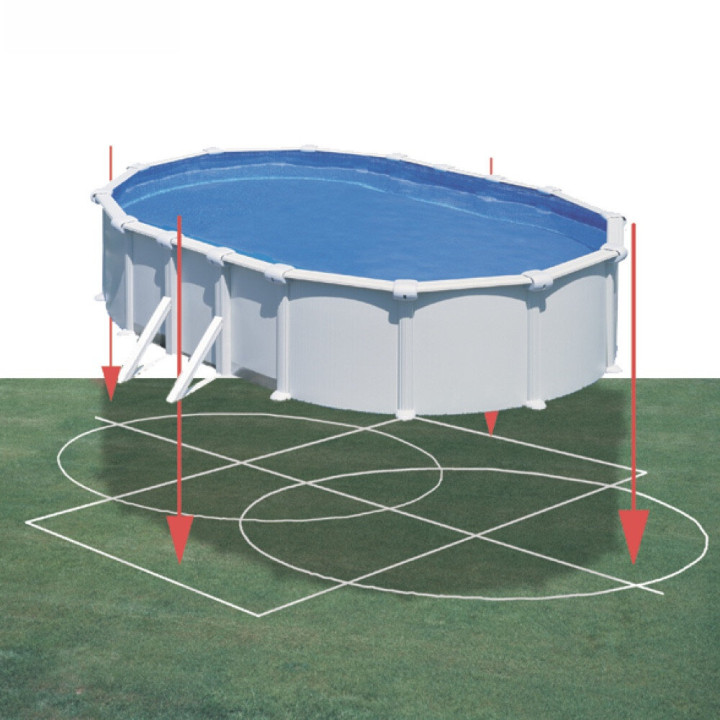Astralpool Gre Above Ground Pool Fidji Oval - Ref: 3061