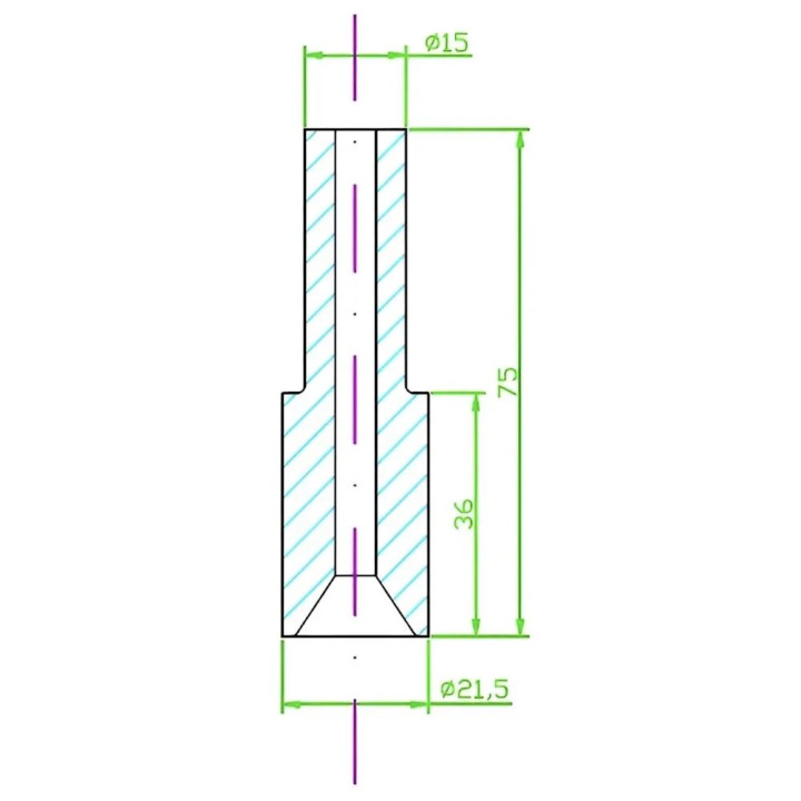 Professionelle Sandstrahldüsen 75 mm aus Wolfram oder Bor LordsWorld - 3 - Sandstrahlzubehör