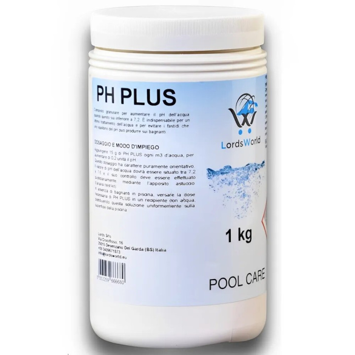 pH Plus granulé augmenteur de pH pour piscines LordsWorld - 1 - Ph Corrector