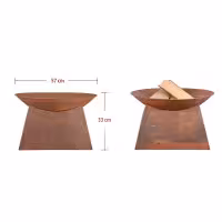 Vuurkorf koolstofstaal roest effect Venere 01810 Gmr Trading - 3 - Haarden & Kachels