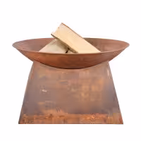 Brasero acero carbono efecto óxido Venere 01810 Gmr Trading - 1 - Chimeneas y estufas
