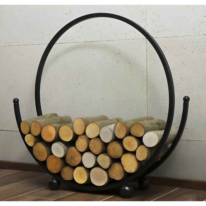 Cook King Indoor Wood Holder Diameter 80 Cm Spiral 333238 - 3 - Outdoor Fire Accessories