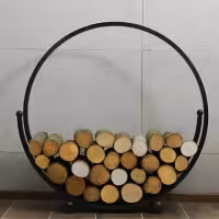 Cook King houten houtopslag binnen diameter 80 cm Spiral 333238 - 4 - Accessoires voor buitenhaarden