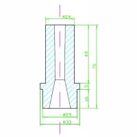 Flanschdüse für Sandstrahlen aus Wolframkarbid LordsWorld - 2 - Sandstrahlzubehör