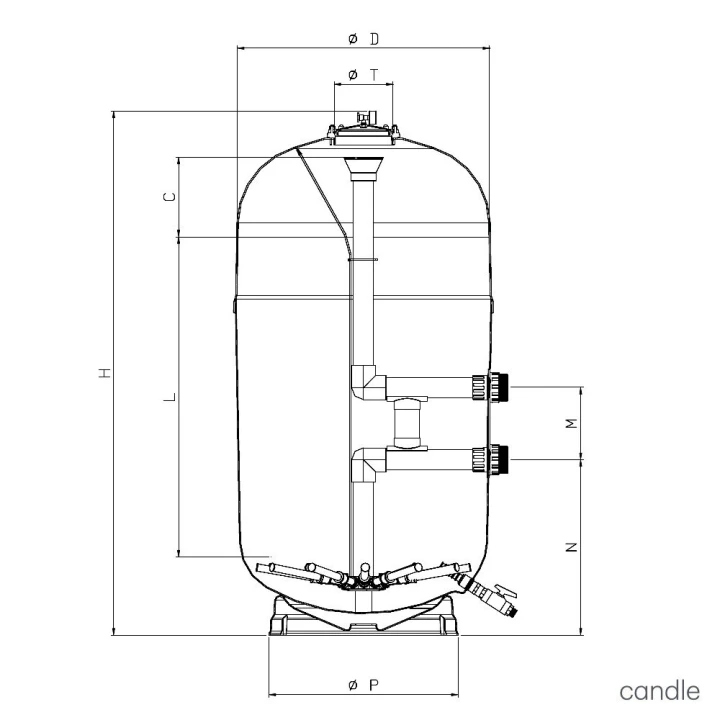 Astralpool Artic Sand Filter High Efficiency With Collectors - 3 - Filters