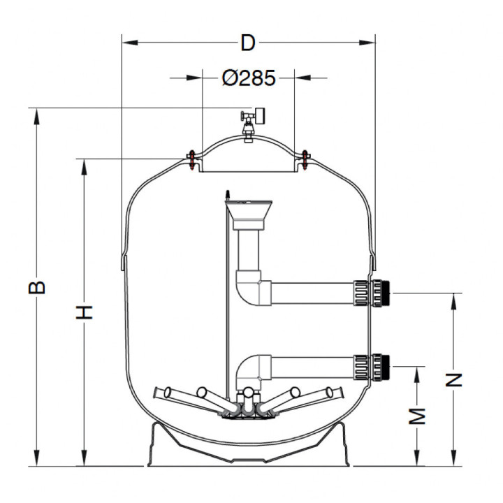 AstralPool filtre à sable laminé Europe Pro et Pro Long pour piscines - 3 - Filtres