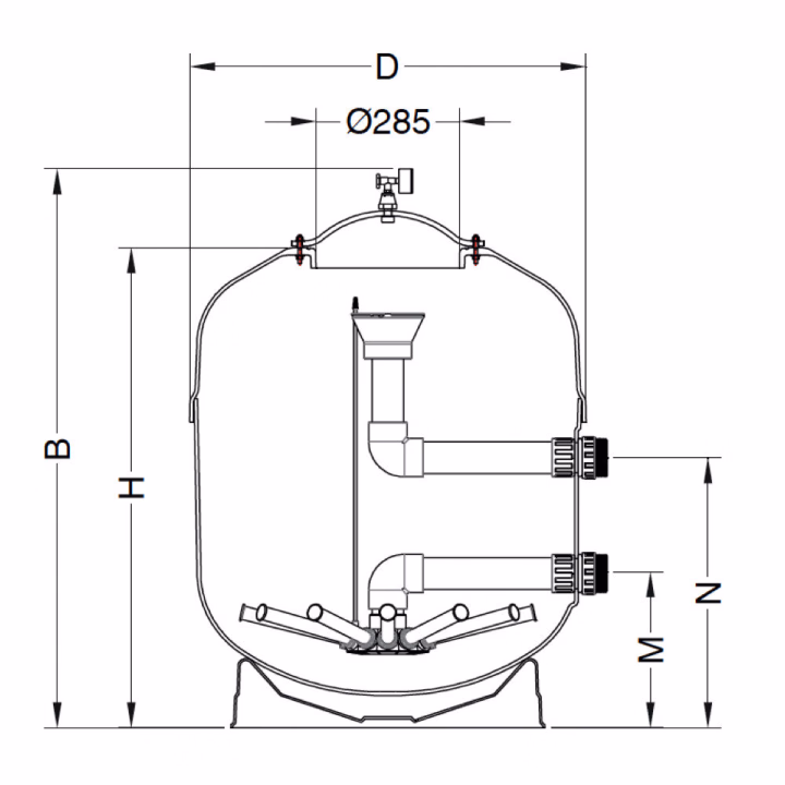 AstralPool laminierter Sandfilter Europe Pro und Pro Long für Pools - 3 - Filter