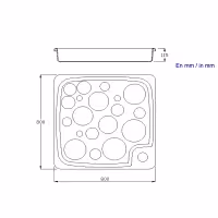 AstralPool receveur douche piscine avec sortie basse réglable - 3 - Douches