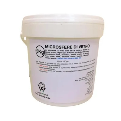 Microsfere di vetro - Sabbia abrasiva per sabbiatura LordsWorld - Microsfere - 9
