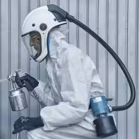 Kasco Sistema Casco Respiratore Motorizzato E T5 En 12941 - 8 - Caschi