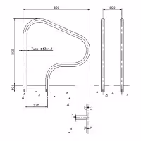 Astralpool Exit Handle Easy Swim Out For Pools - 5 - Ladders