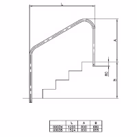 AstralPool leuningen met interne en externe verankering voor zwembaden - 2 - Ladders