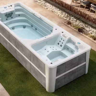 Astralpool Dual Swimspa Range Private Spa - 1 - Spas & Hot Tubs