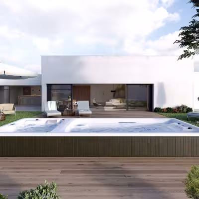 AstralPool Dual swimspa lijn privé spa - 5 - Spa's & Hottubs