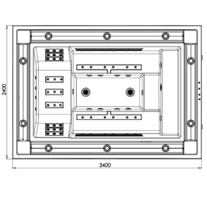 AstralPool Tokyo inbouw overlooprand openbare spa - 3 - Spa's & Hottubs
