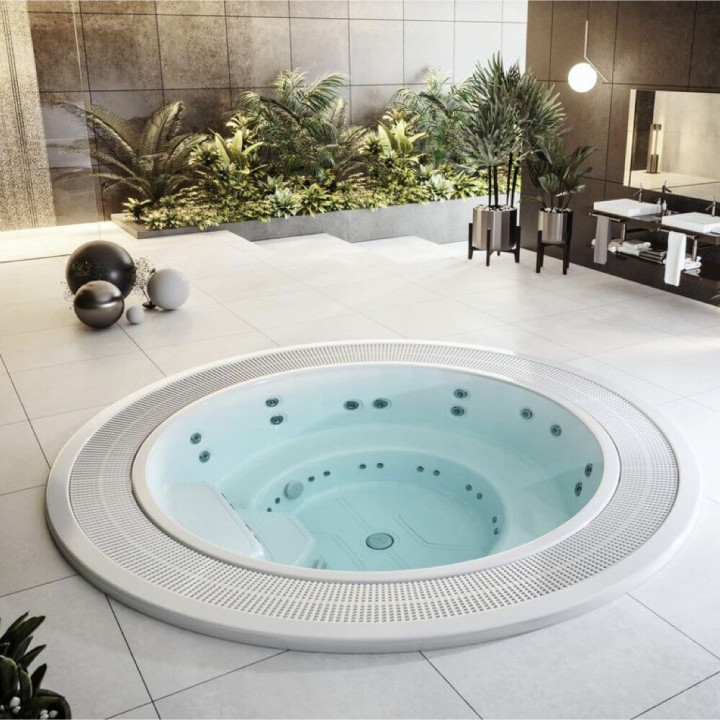 AstralPool Roma inbouw overlooprand openbare spa - 2 - Spa's & Hottubs