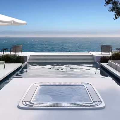 AstralPool spa public gamme Verona encastrée bord à débordement - 3 - Spa et jacuzzis