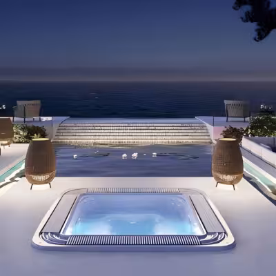 AstralPool spa public gamme Verona encastrée bord à débordement - 4 - Spa et jacuzzis