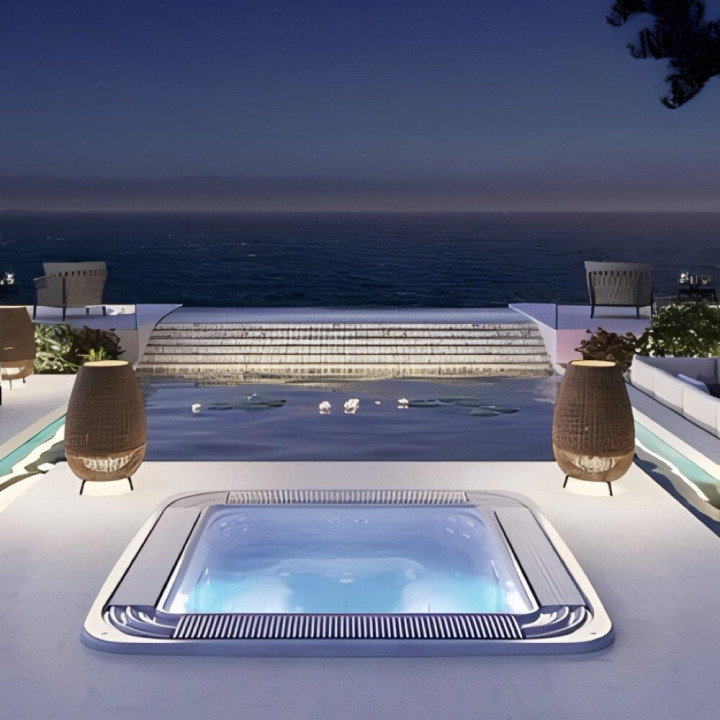 AstralPool Verona Einbau Serie Überlaufrand öffentliches Spa - 4 - Spas & Whirlpools