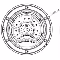 AstralPool Odisea inbouw overlooprand openbare spa - 3 - Spa's & Hottubs