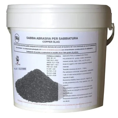 Copper slag - Abrasive sand for sandblasting - POLEN LordsWorld - Loppa - 4