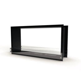 3.38 kW Biocamino Bifrontale Bioetanolo 152 Cm Nero 00086 Gmr Trading - 1 - Caminetti e stufe