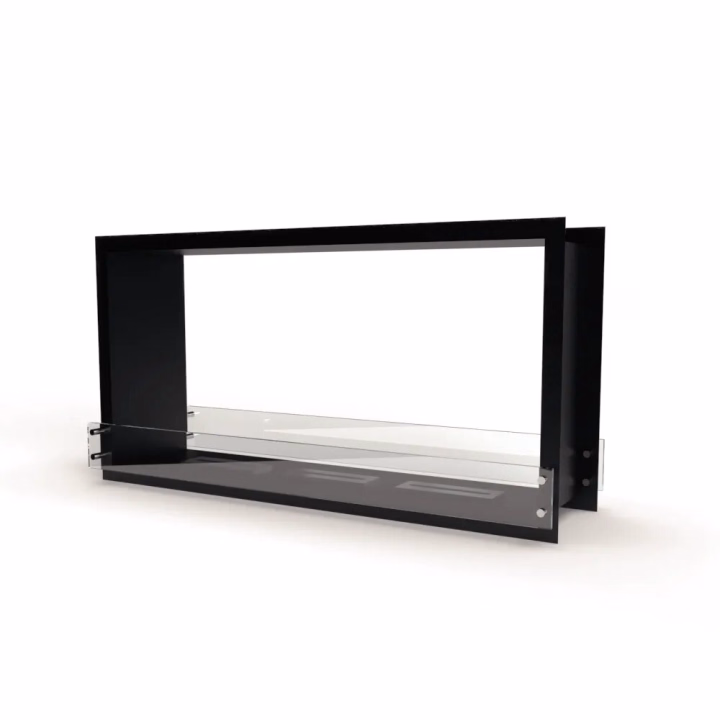 3.38 kW Bifrontal Bioethanol Fireplace 152 Cm Black 00086 Gmr Trading - 1 - Fireplace & Stoves