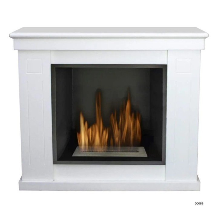 3.0 kW Biocamino Bioetanolo Bianco Raffaello 00089 Gmr Trading - 1 - Caminetti e stufe