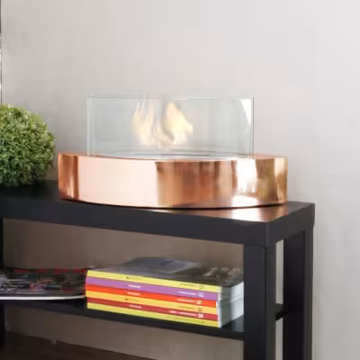 Bioethanol Tischkamin 2.5 kW rosé Vanda 00099 Gmr Trading - 1 - Kamine & Öfen