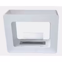 Elektrischer Kamin 3.0 kW weiß Tikal 00134 Gmr Trading - 1 - Kamine & Öfen